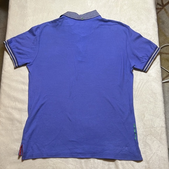 Robert Graham Purple Polo Shirt - Picture 12 of 14